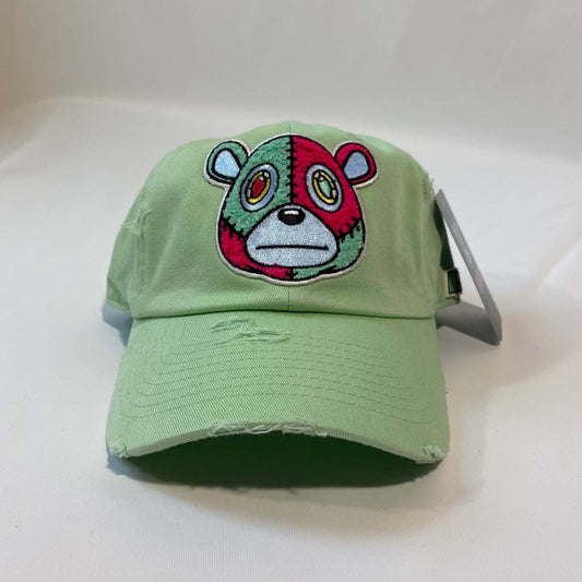 Misguided Distressed Dad Hat - Mint - Lucid Soles