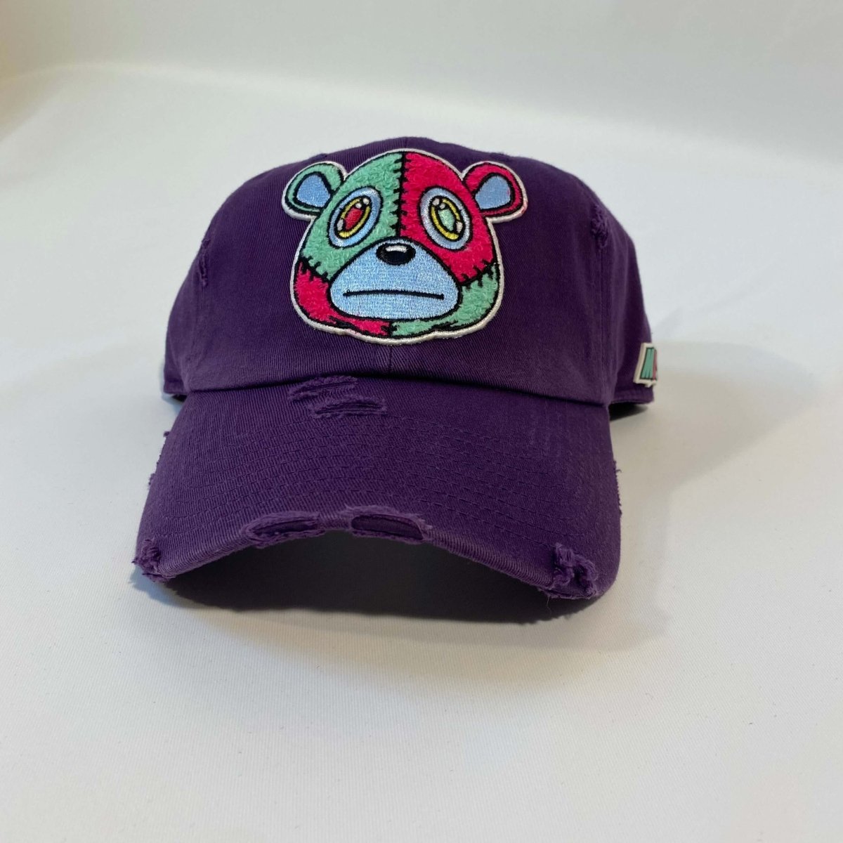 Misguided Distressed Dad Hat - Purple - Lucid Soles