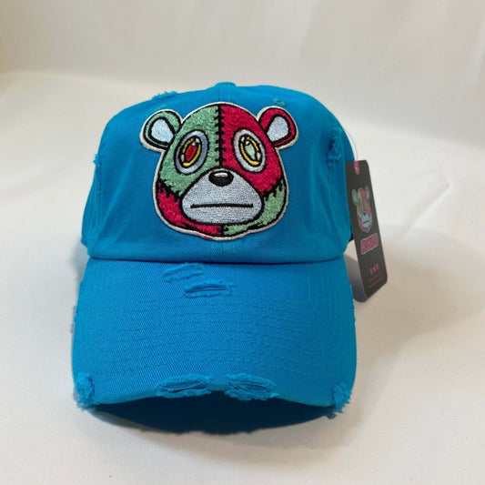 Misguided Distressed Dad Hat - Sky Blue - Lucid Soles