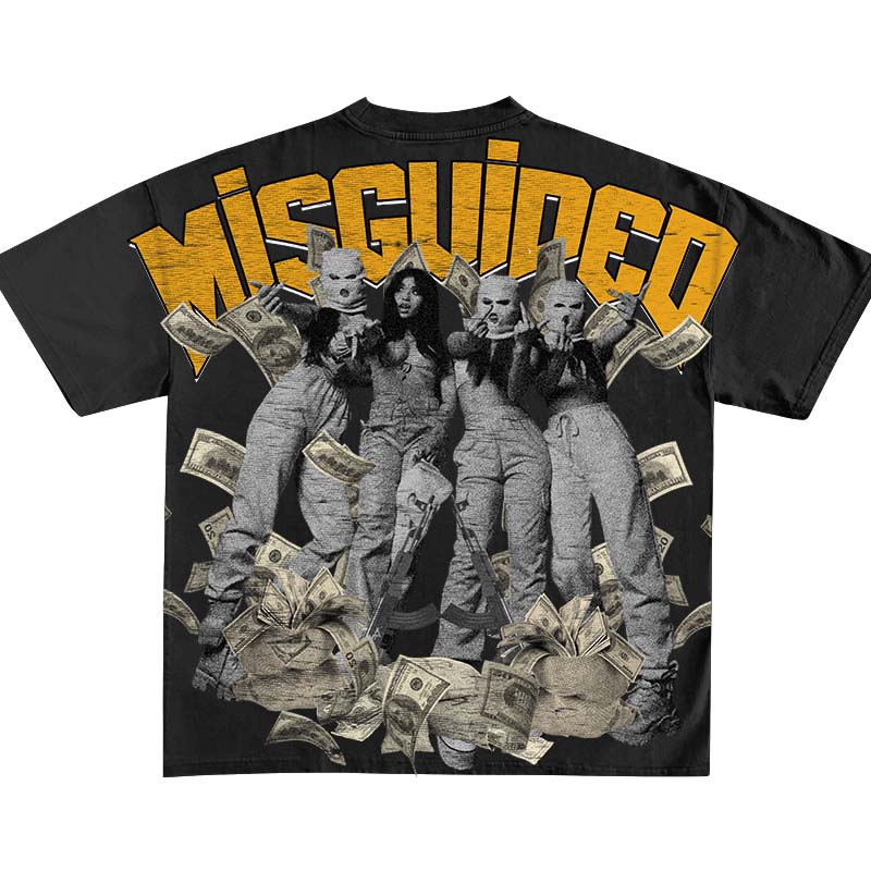 Misguided Girls (Air Jordan 6 Retro Yellow Ochre) T-Shirt - Lucid Soles