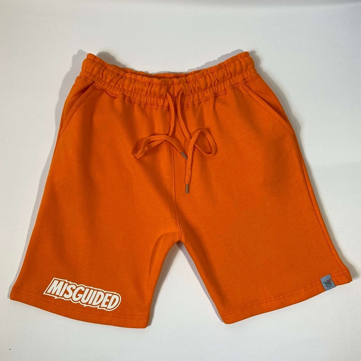 Misguided Jogger Shorts - Orange - Lucid Soles