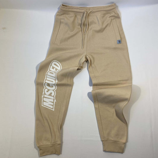 Misguided Joggers - Beige - Lucid Soles