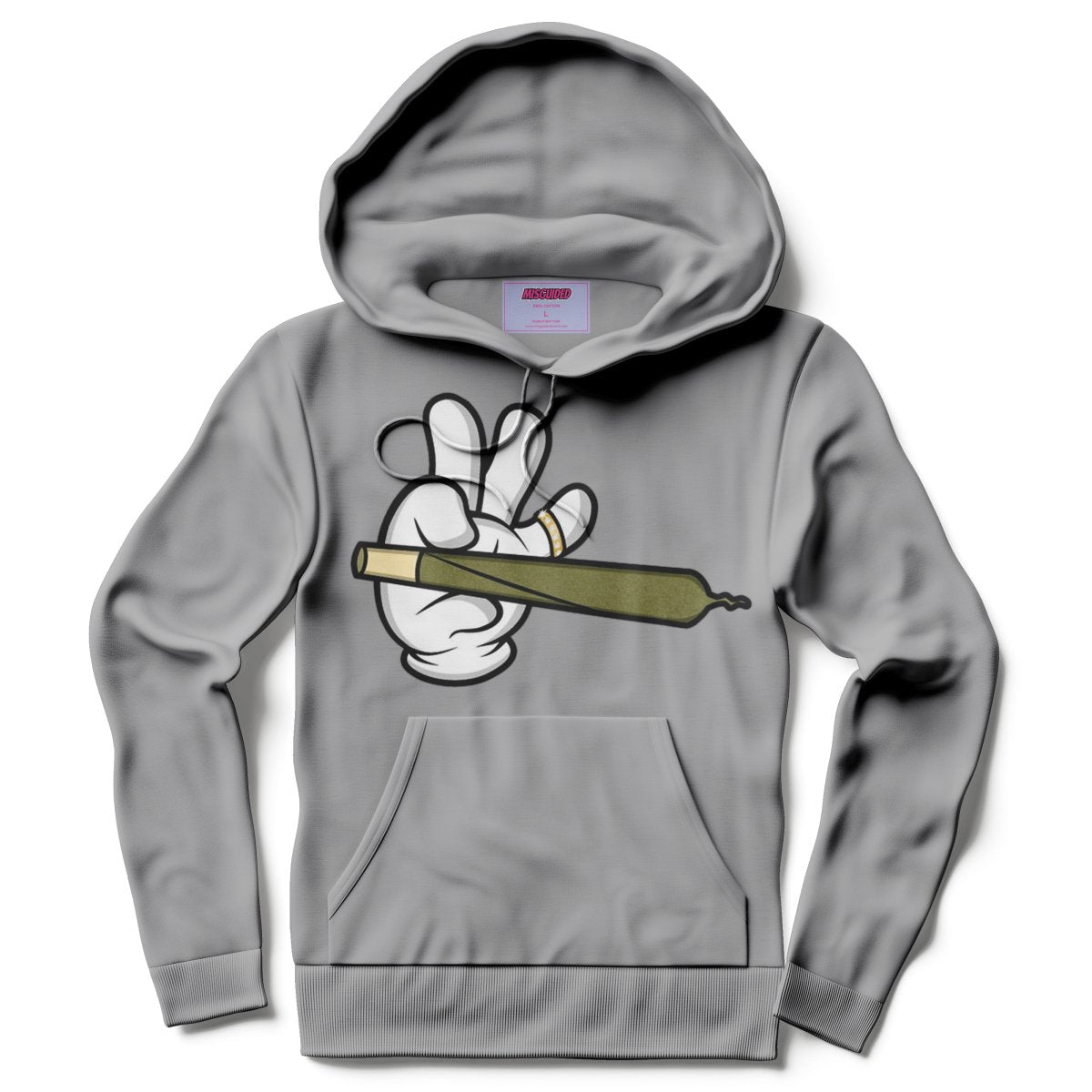 Misguided (Loud Hands) Hoodie - Grey - Lucid Soles