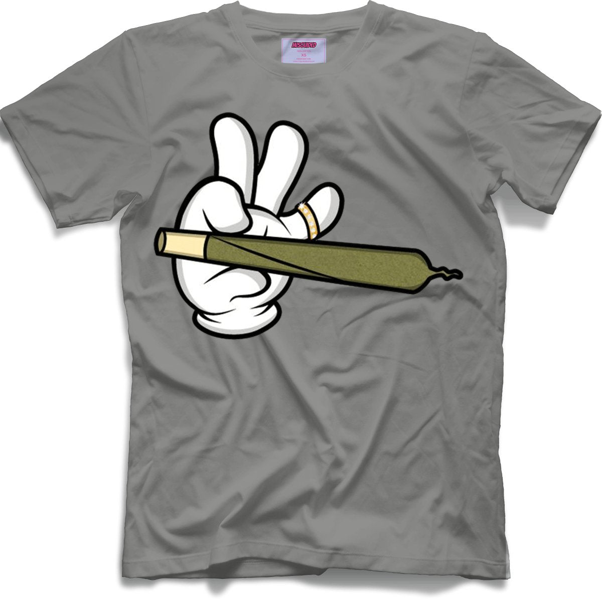 Misguided (Loud Hands) T-Shirt - Grey - Lucid Soles