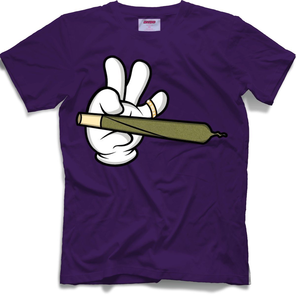 Misguided (Loud Hands) T-Shirt - Purple - Lucid Soles