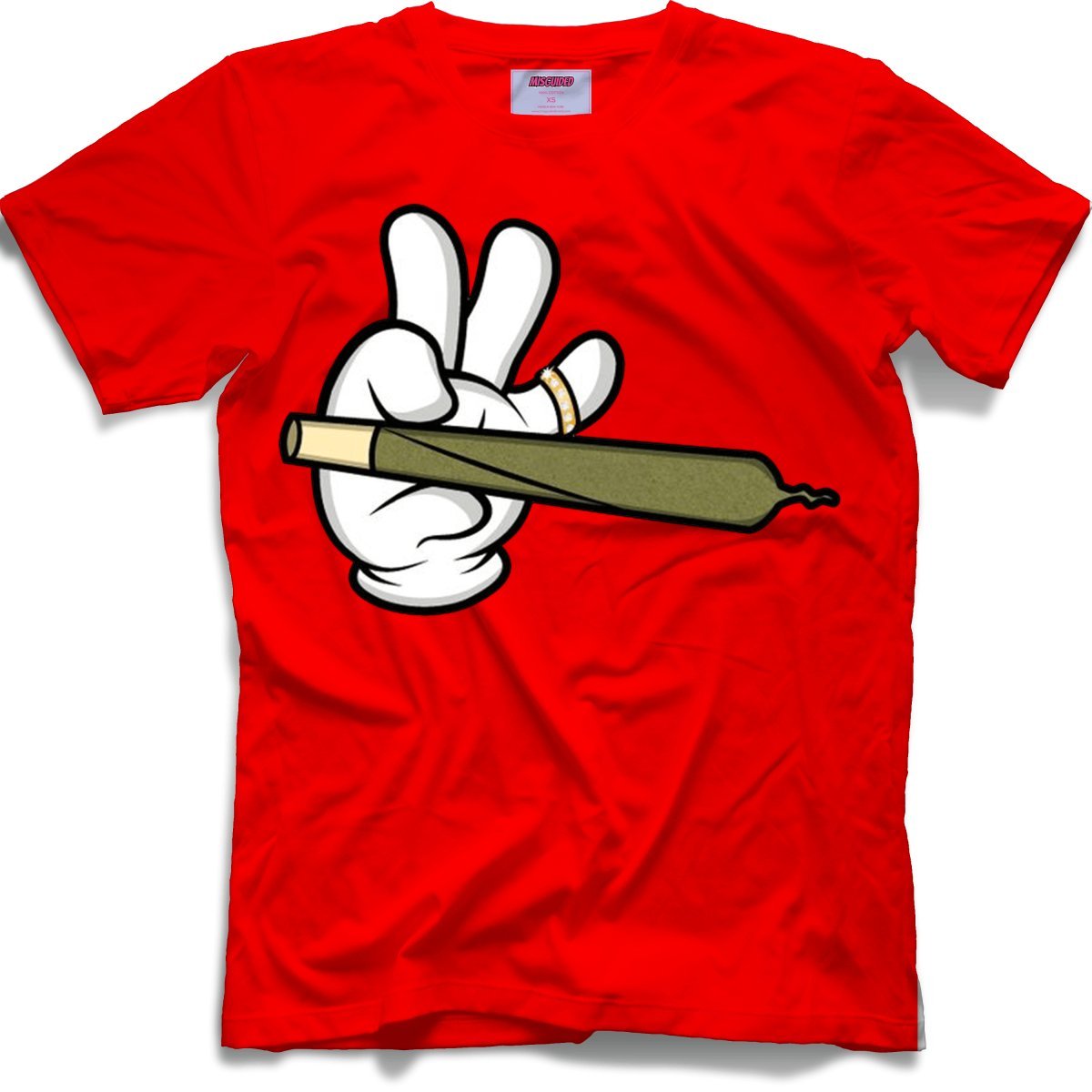 Misguided (Loud Hands) T-Shirt - Red - Lucid Soles
