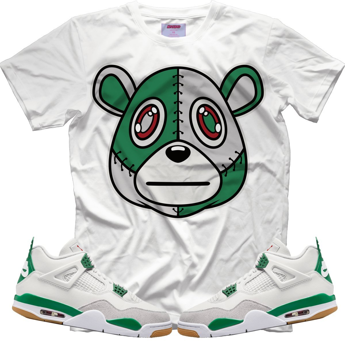 Misguided (NIKE SB X AIR JORDAN 4 PINE GREEN) T-Shirt - Lucid Soles