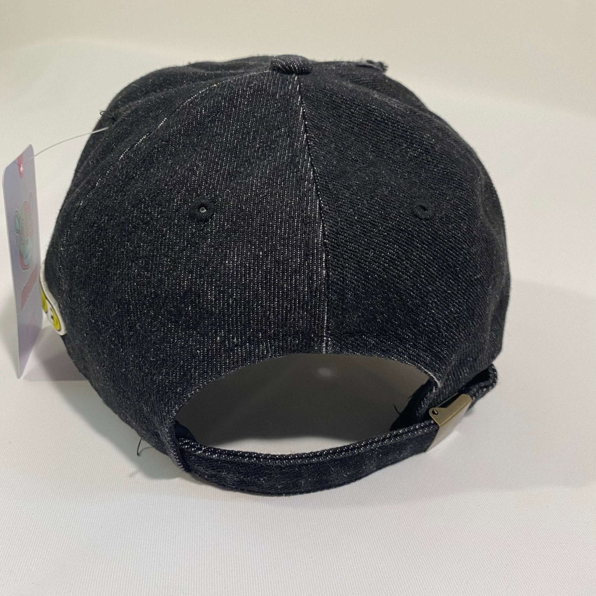 Misguided (Retro 1 Taxi) Distressed Dad Hat - Black Denim - Lucid Soles