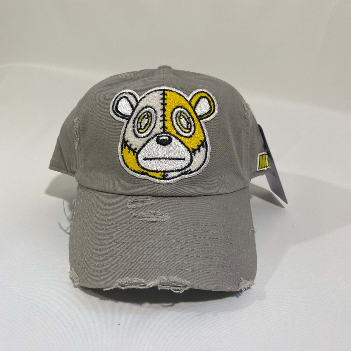 Misguided (Retro 1 Taxi) Distressed Dad Hat - Grey - Lucid Soles