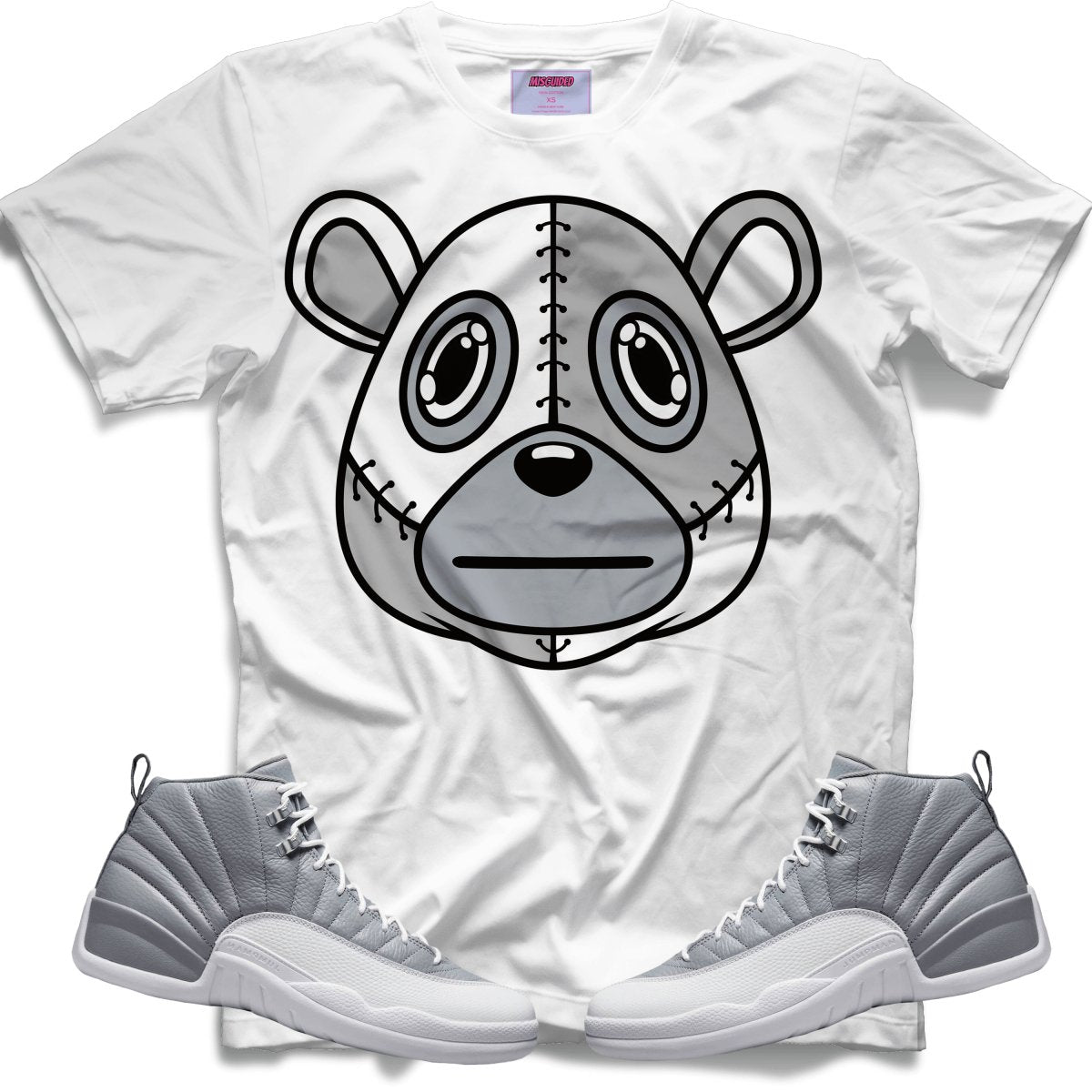 Misguided (Retro 12 Stealth) T-Shirt - White - Lucid Soles