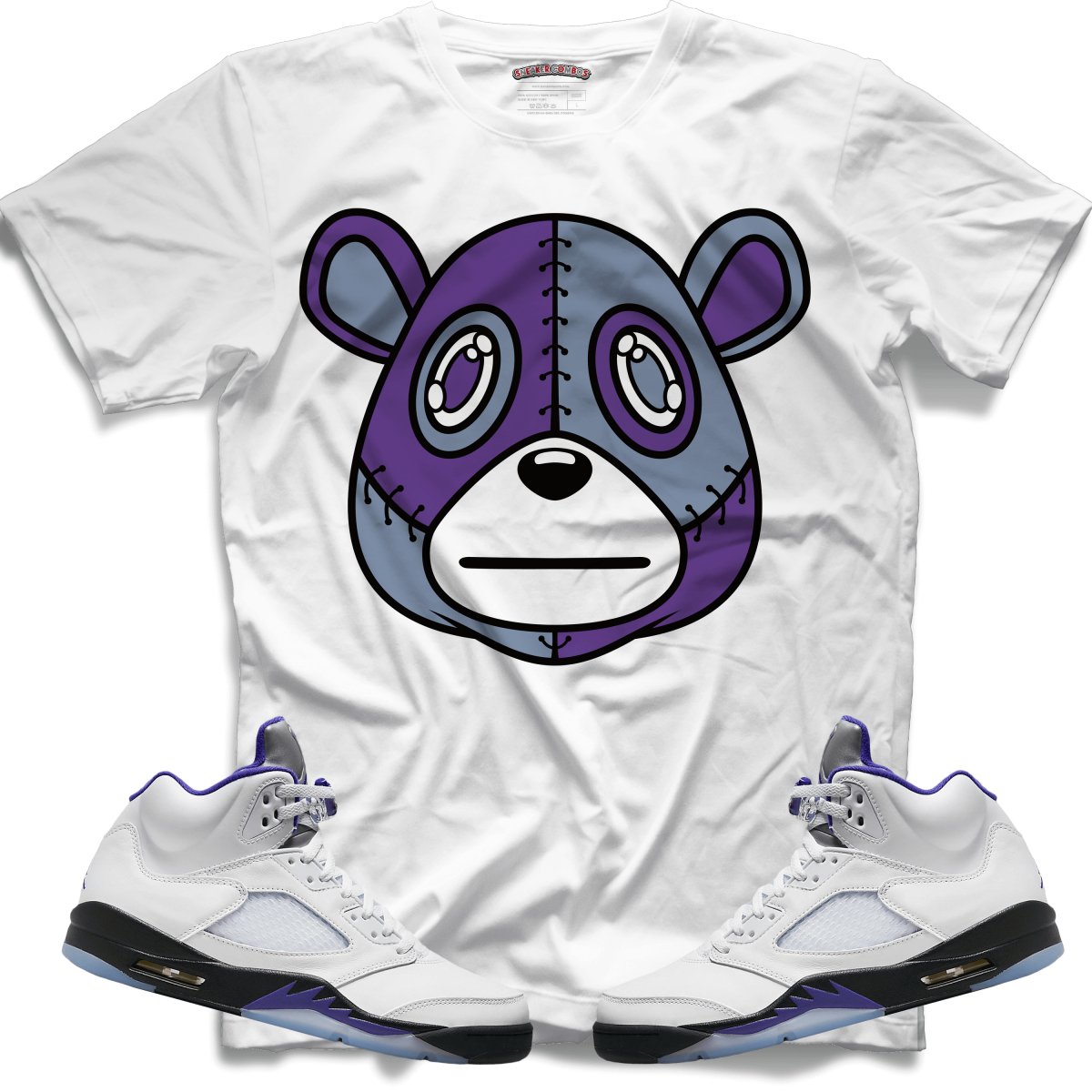 Misguided (Retro 5 Concord) T-Shirt - White - Lucid Soles
