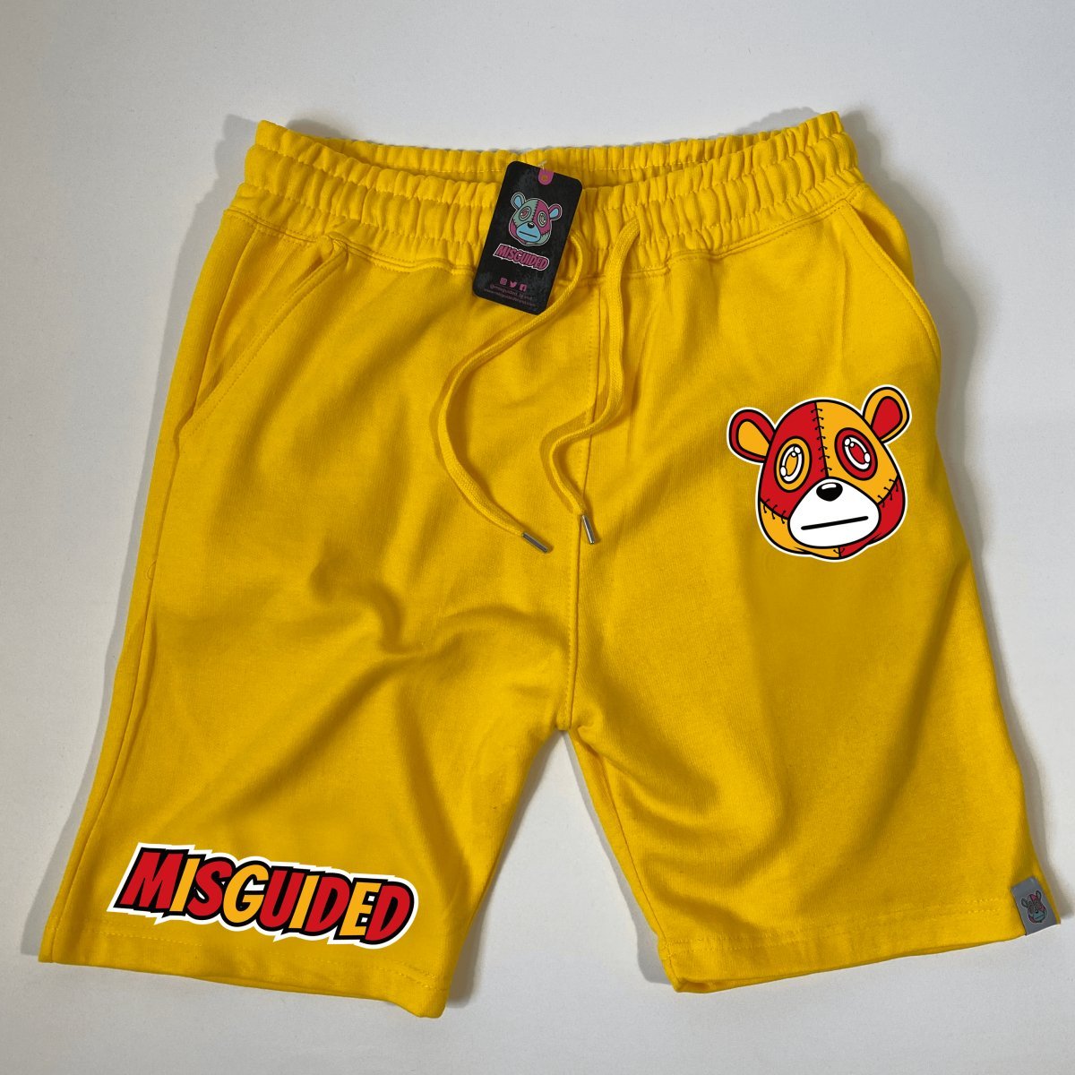 Misguided (Retro 7 Citrus) Jogger Shorts - Citrus - Lucid Soles