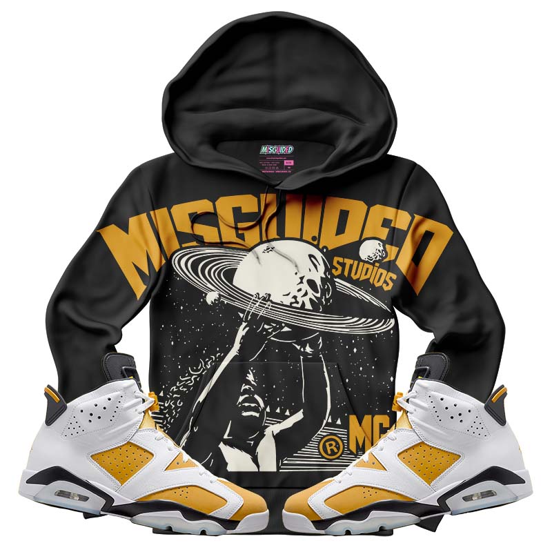 Misguided Studios (Air Jordan 6 Retro Yellow Ochre) Hoodie - Lucid Soles