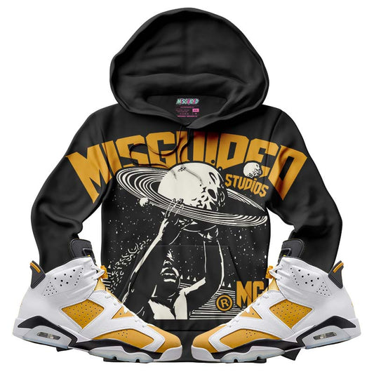 Misguided Studios (Air Jordan 6 Retro Yellow Ochre) Hoodie - Lucid Soles