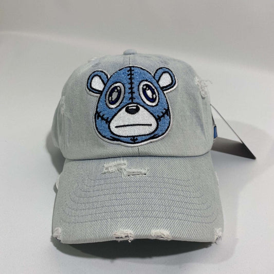 Misguided (UNC 6's) Distressed Dad Hat - Light Denim - Lucid Soles