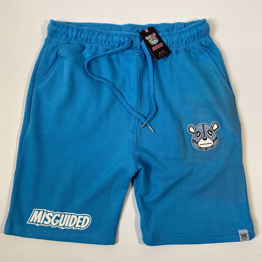 Misguided (UNC 6's) Jogger Shorts - Sky Blue - Lucid Soles