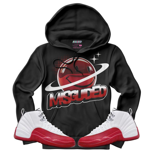 Misguided World (Air Jordan 12 Cherry) Hoodie - Lucid Soles