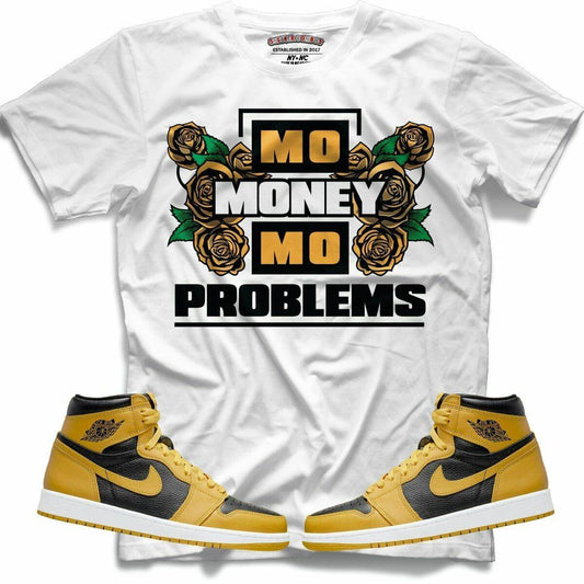 Mo Money Mo Problems (Retro 1 Pollen) T-Shirt - Lucid Soles