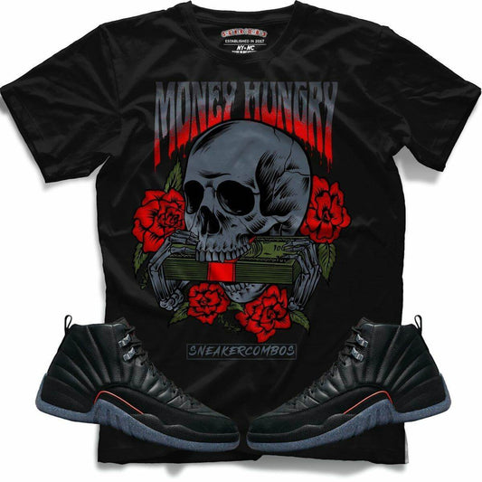 Money Hungry (Retro 12 Utility) T-Shirt - Lucid Soles