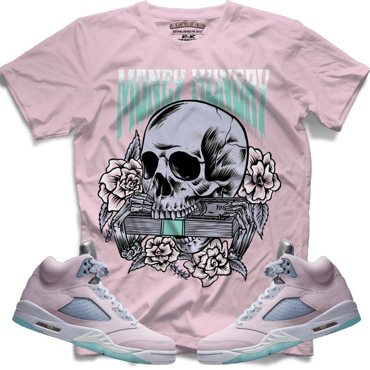 Money Hungry (Retro 5 Easter/Regal) T-Shirt - Lucid Soles