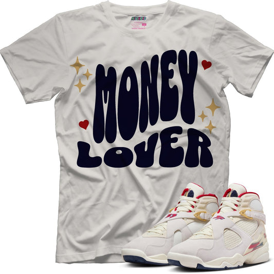 Money Lover (SOLEFLY X AIR JORDAN 8 “MI CASA ES SU CASA”) T-Shirt - Lucid Soles