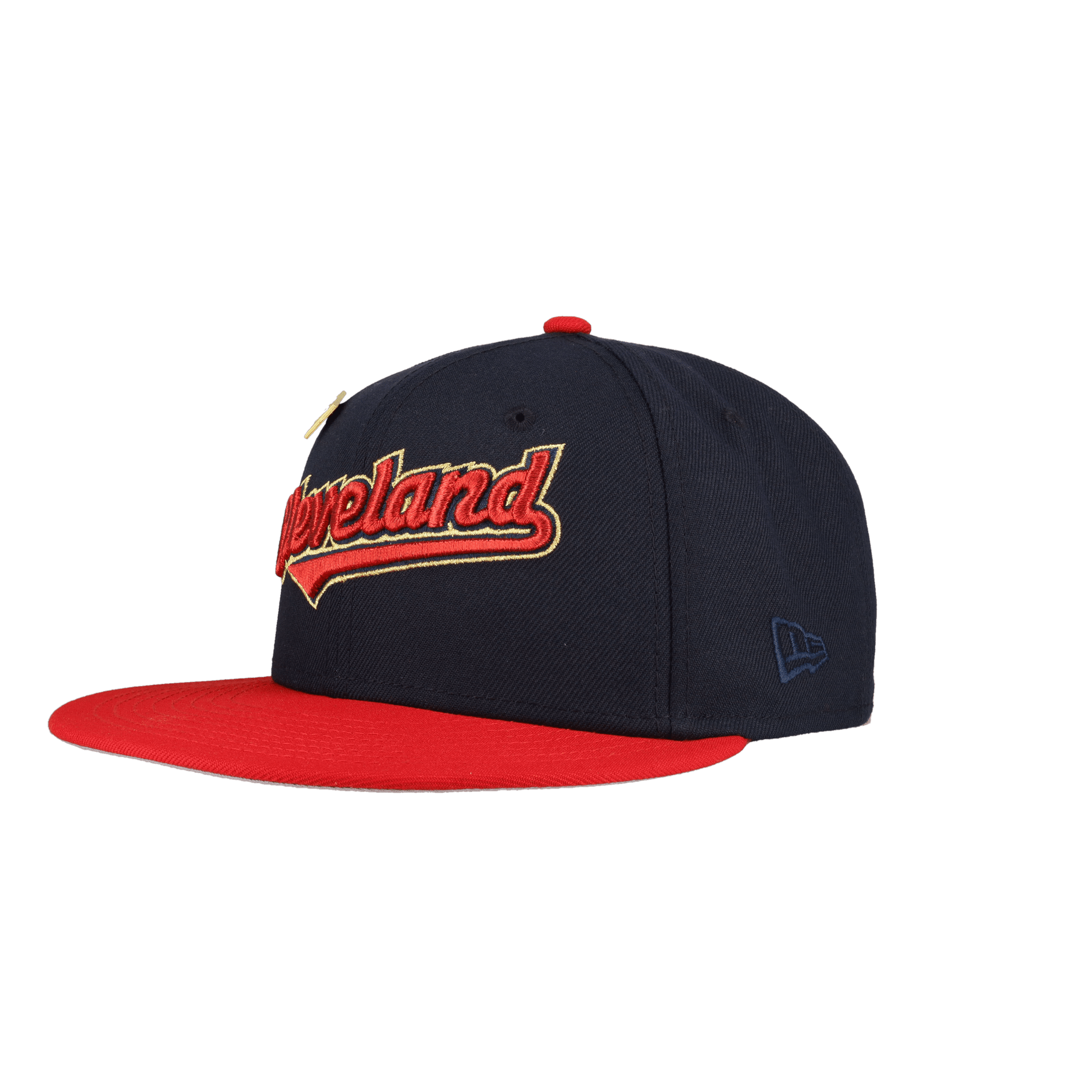 Cleveland Indians Navy 1995 Champions Patch 59Ffity Fitted Hat - Lucid Soles