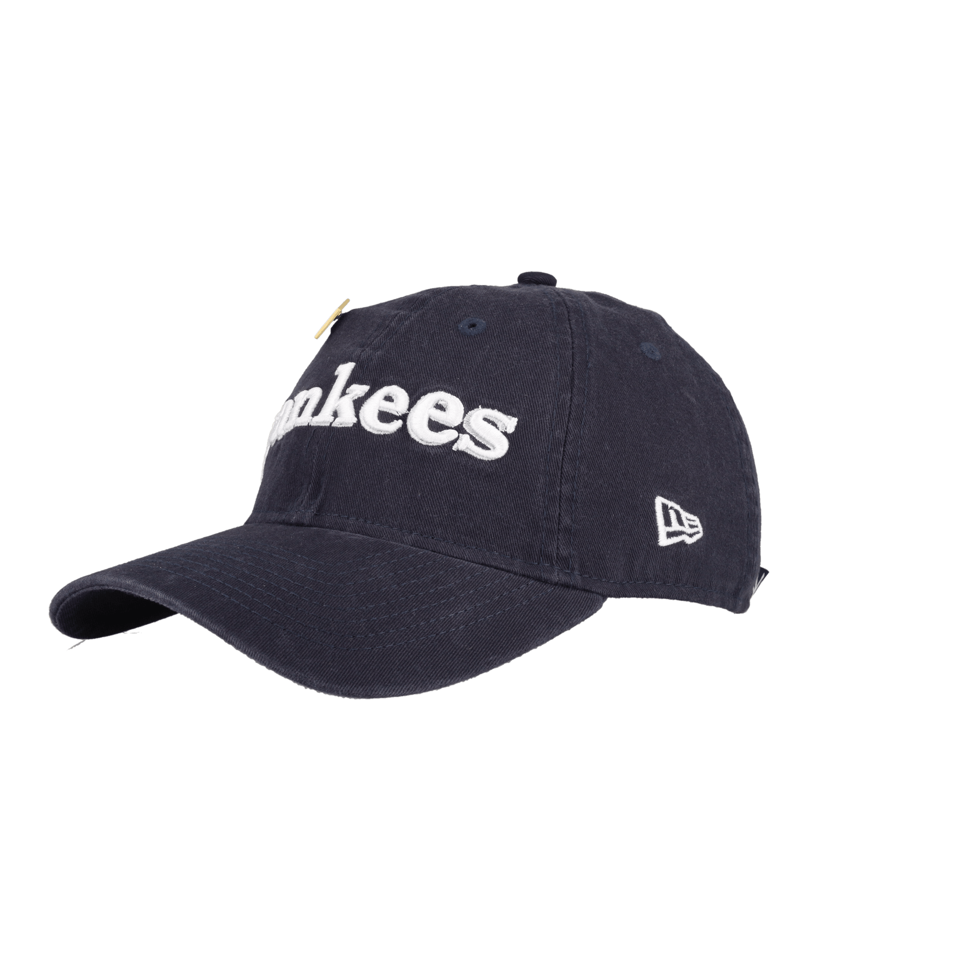 New York Yankees New Era 9Twenty Adjustable Women's Hat (Navy Script) - Lucid Soles