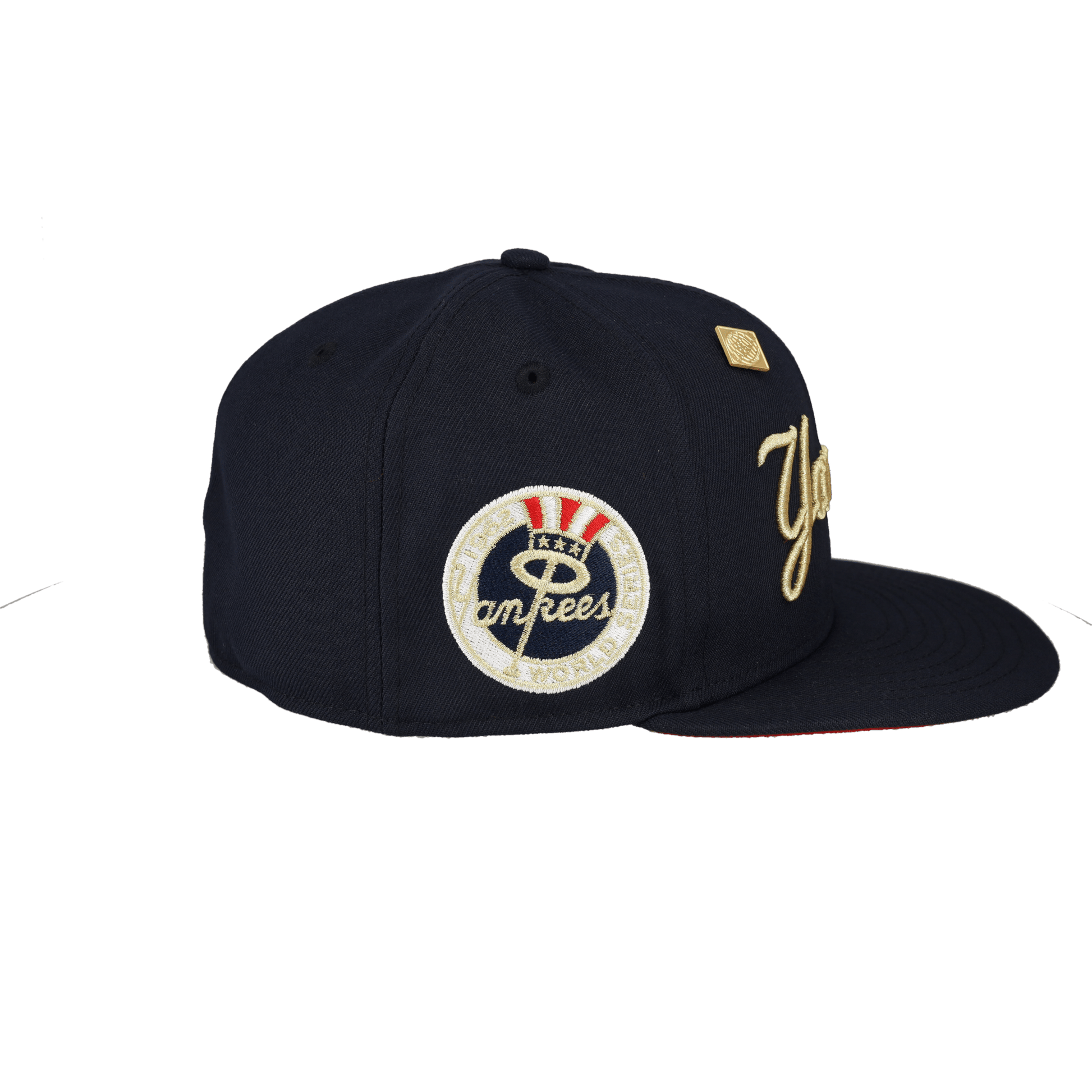 New York Yankees Script Logo 1962 World Series Patch 59Fifty Fitted Hat - Lucid Soles