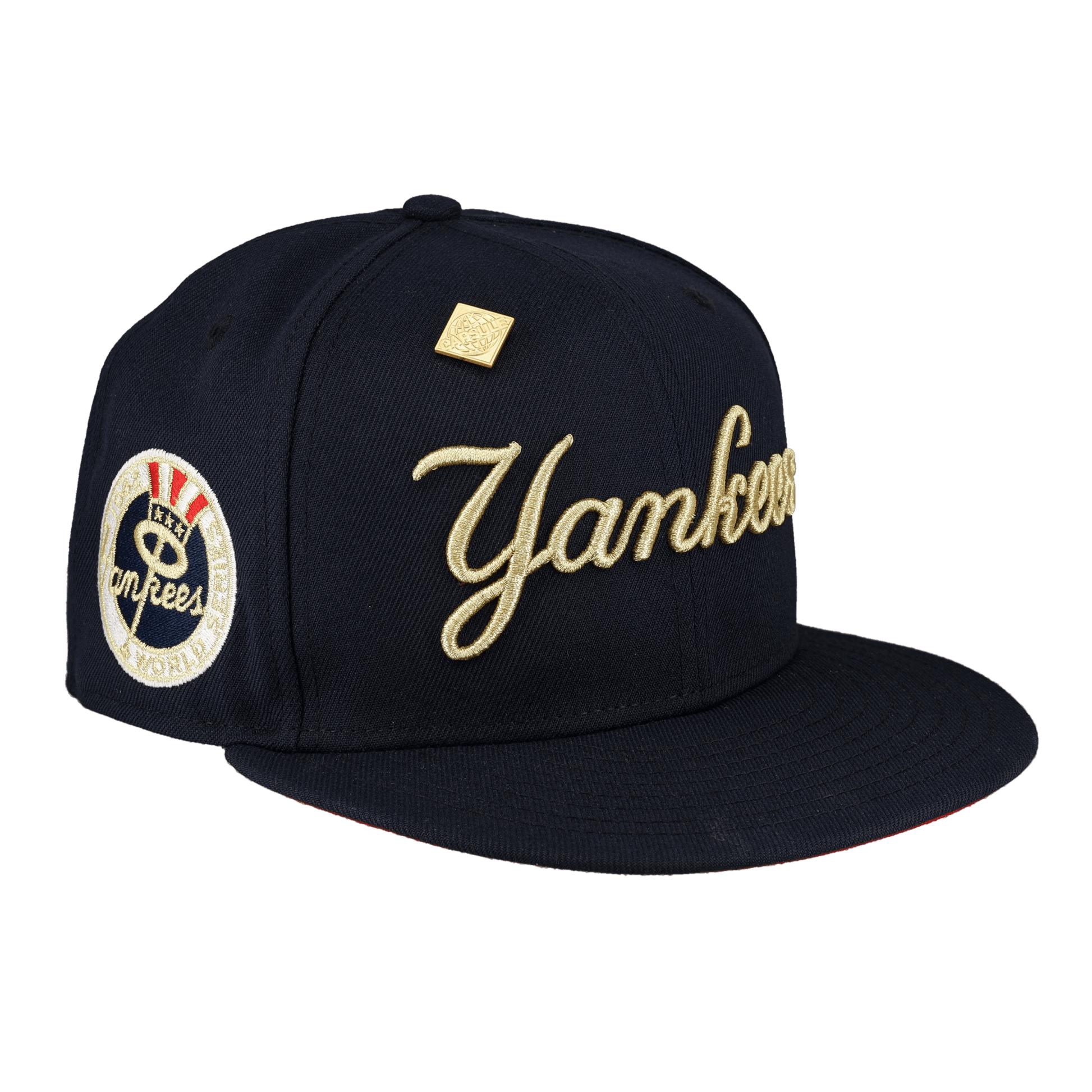 New York Yankees Script Logo 1962 World Series Patch 59Fifty Fitted Hat - Lucid Soles