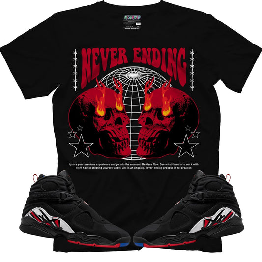 Never Ending (Air Jordan 8 Playoff) T-Shirt - Lucid Soles