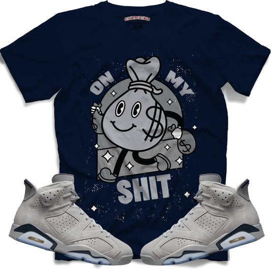 On My Shit (Retro 6 Georgetown) T-Shirt - Lucid Soles