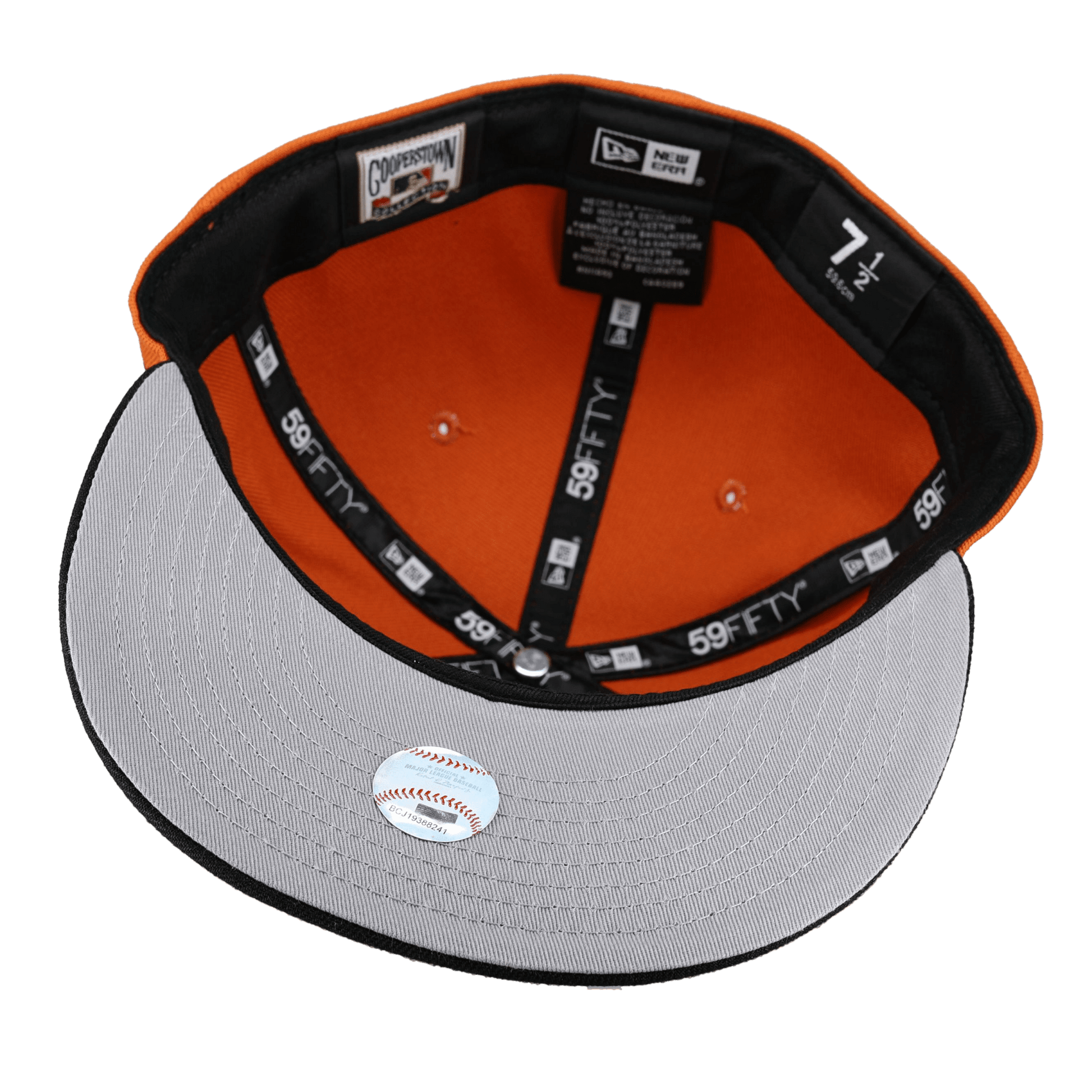 Cleveland Indians Orange Inaugural Season Patch 59Ffity Fitted Hat - Lucid Soles