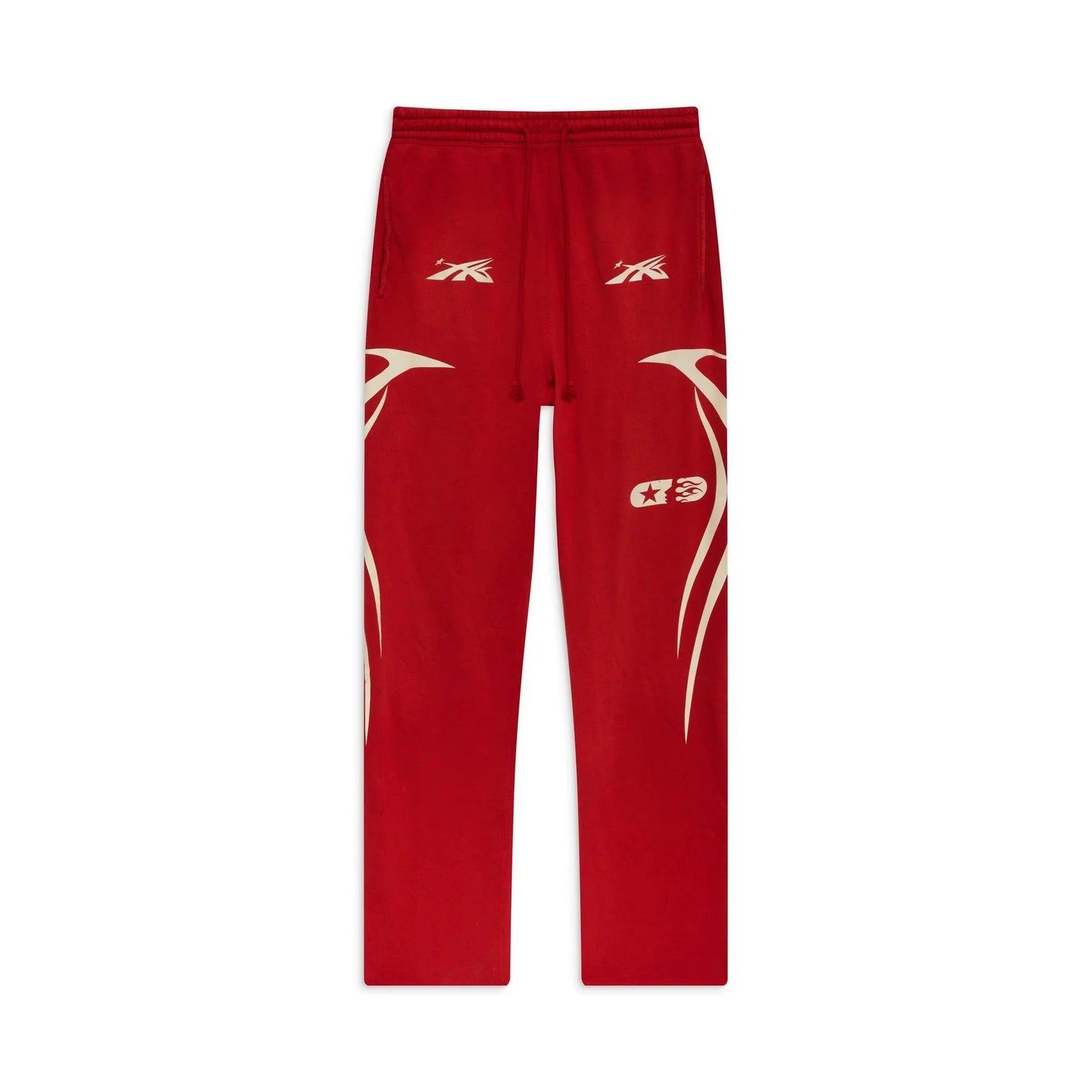 Hellstar Sports Double Hit Logo Sweatpant RED - Lucid Soles