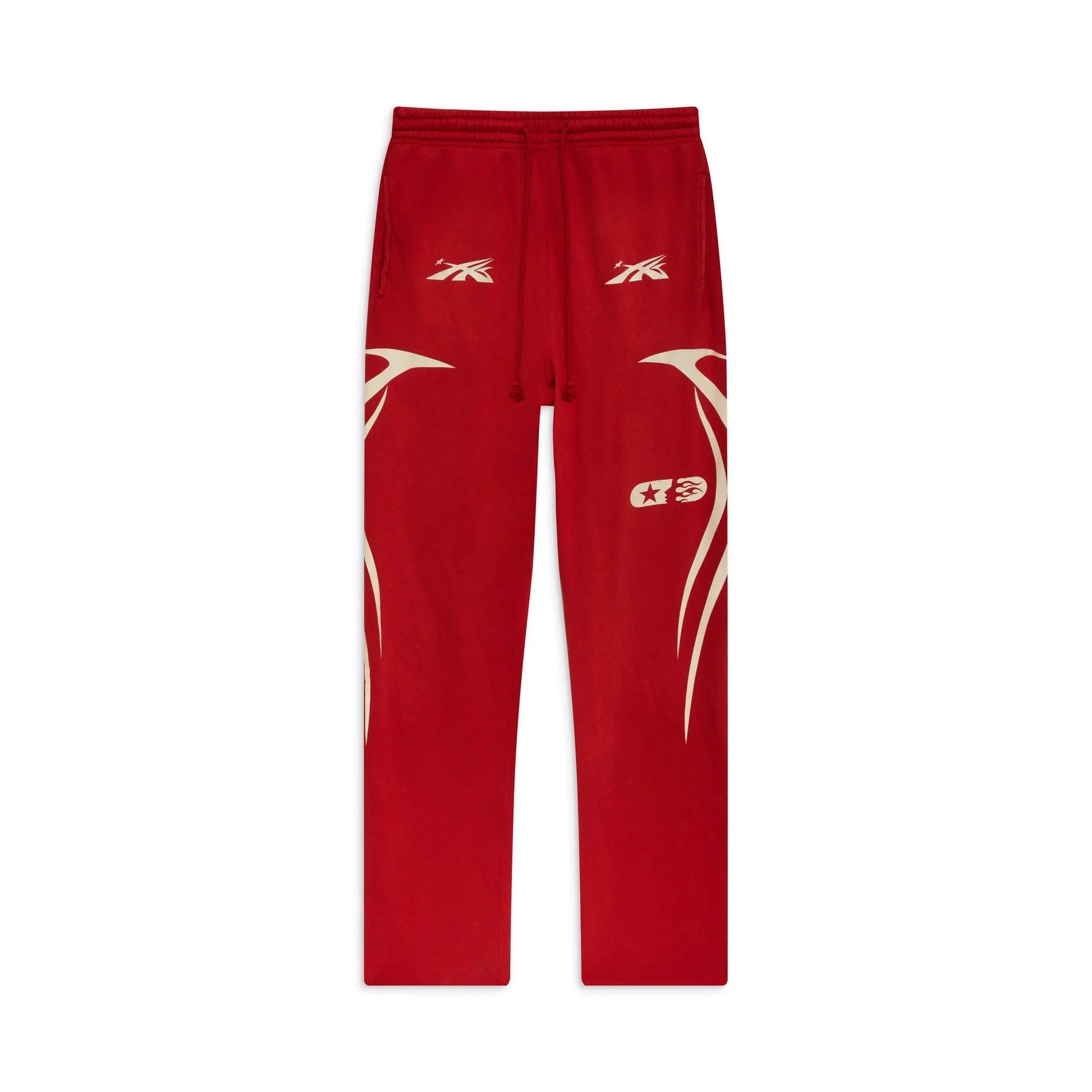 Hellstar Sports Double Hit Logo Sweatpant RED - Lucid Soles
