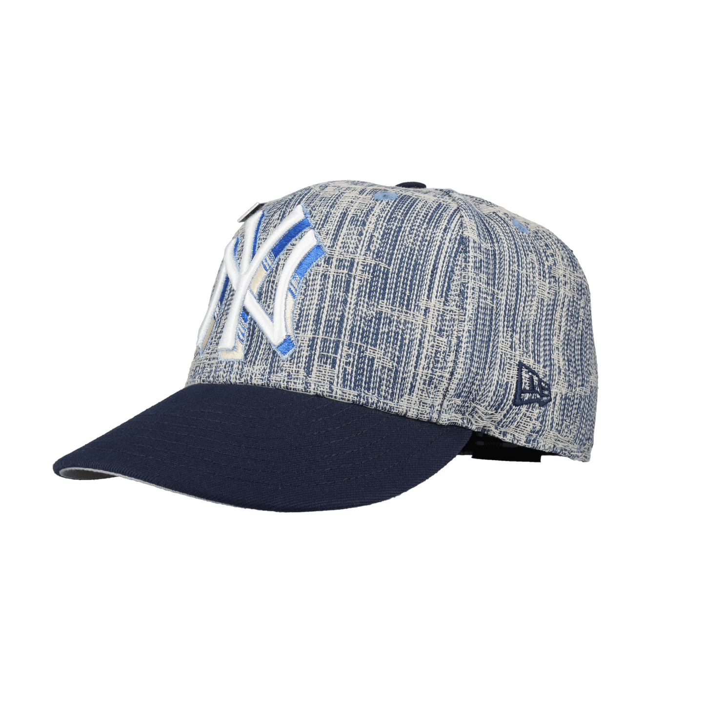 New York Yankees Distressed Denim 50th Season Patch 59Fifty Fitted Hat - Lucid Soles