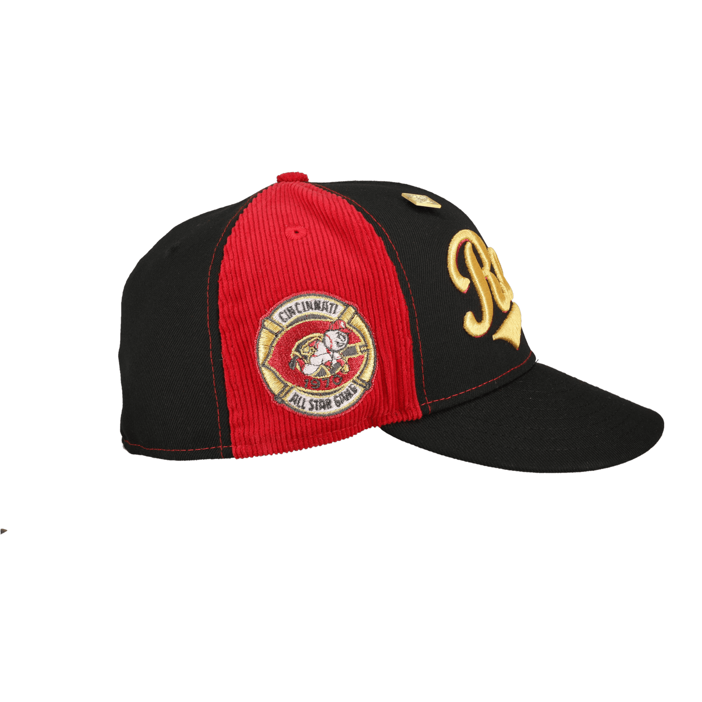 Cincinnati Reds Pinwheel 1970 All Star Game Patch 59Fifty Fitted Hat - Lucid Soles