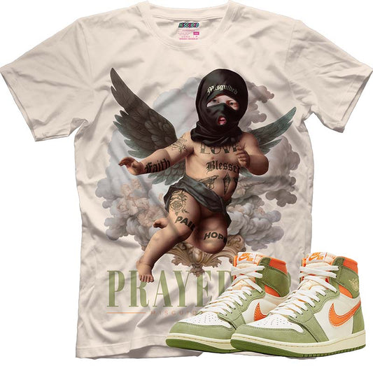 Prayed Up (AIR JORDAN 1 HIGH OG CRAFT “CELADON”) T-Shirt - Lucid Soles