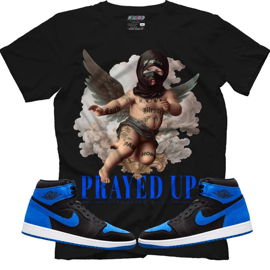 Prayed Up (Air Jordan 1 Royal Reimagined) T-Shirt - Lucid Soles