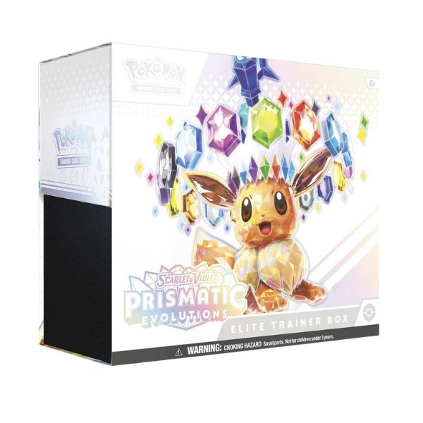 Pokémon TCG: Scarlet & Violet Prismatic Evolutions Elite Trainer Box (ETB) - Lucid Soles