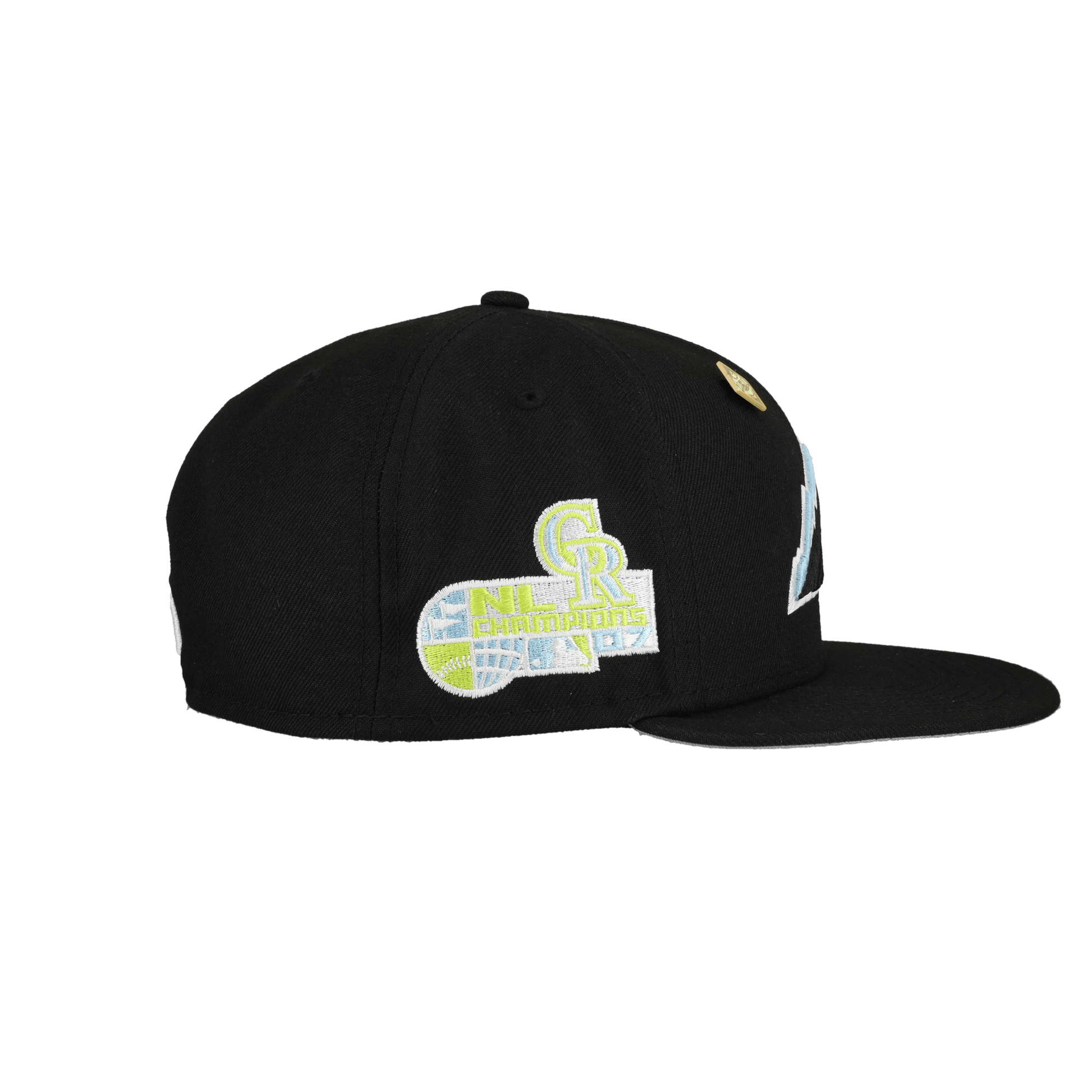 Colorado Rockies Multi - Color Pack 2007 Champions 59Fifty Fitted Hat - Lucid Soles