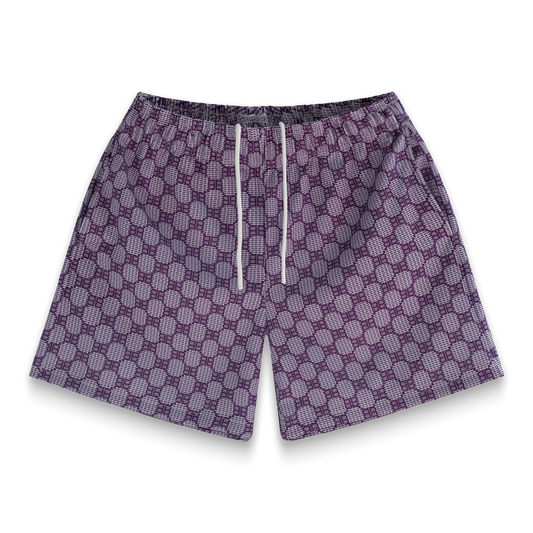 Bravest Studios Purple Matrix Shorts