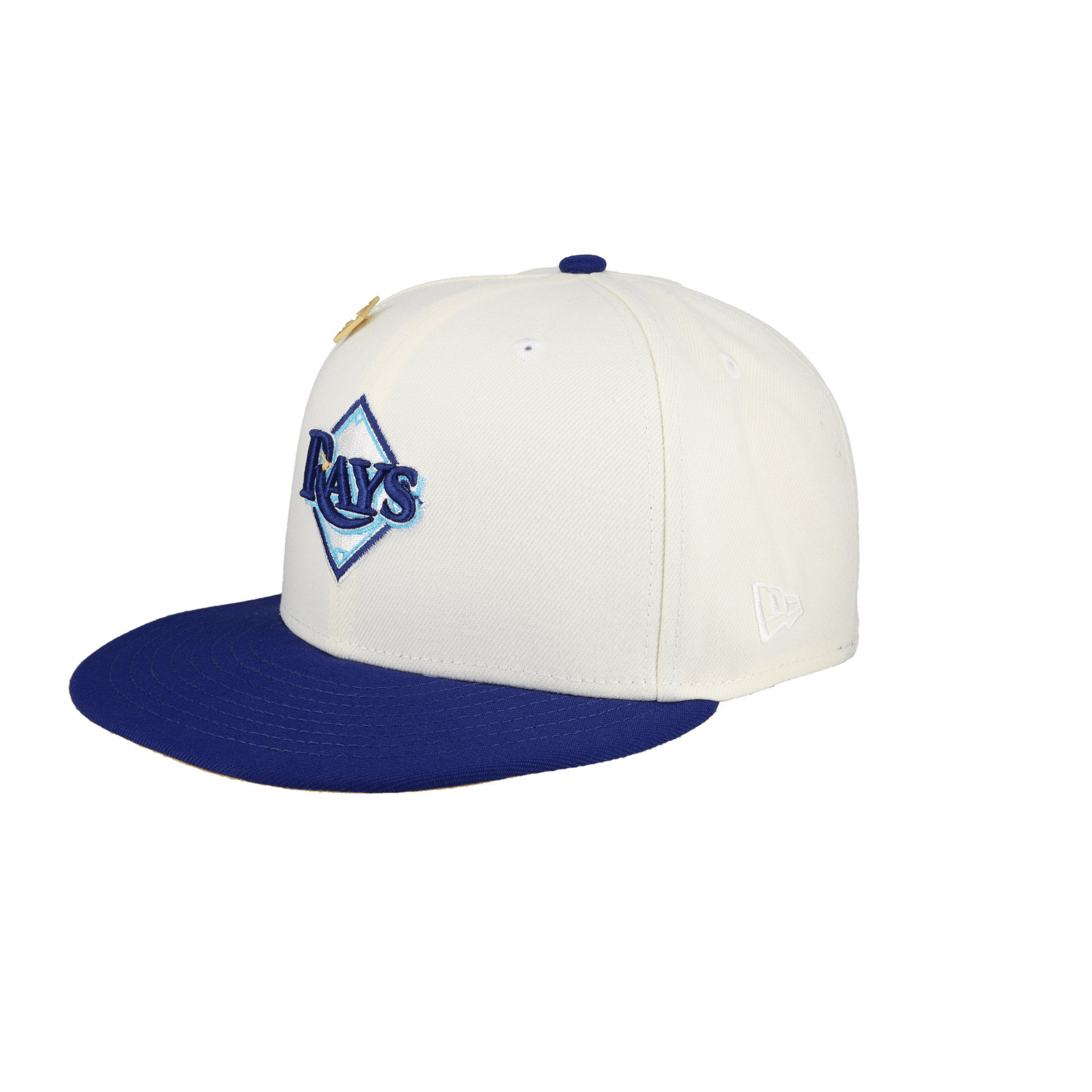 Tampa Bay Rays Tropicana Field Patch Chrome 59Fifty Fitted Hat - Lucid Soles