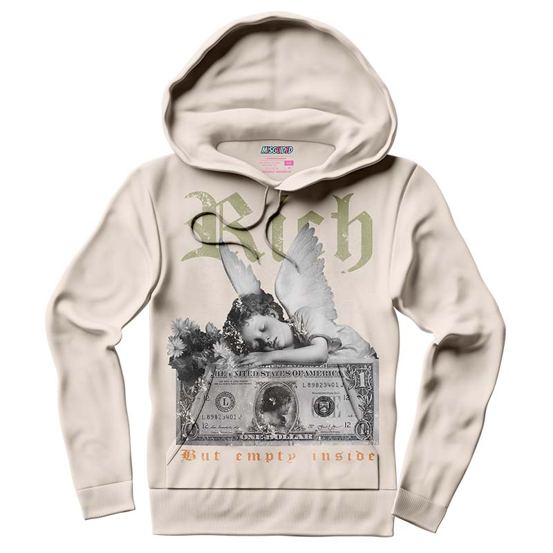 Rich But Empty Inside (AIR JORDAN 1 HIGH OG CRAFT “CELADON”) Hoodie - Lucid Soles