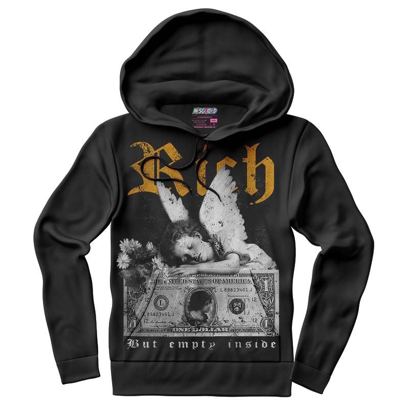 Rich But Empty Inside (Air Jordan 1 Retro High OG 'Yellow Ochre) Hoodie - Lucid Soles