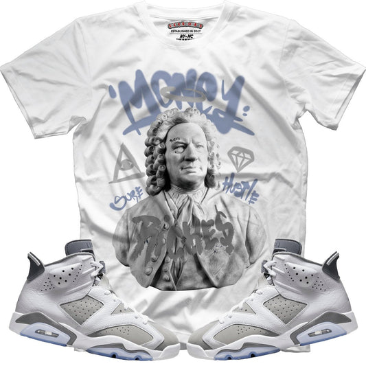 Riches (Retro 6 Cool Grey) T-Shirt - Lucid Soles