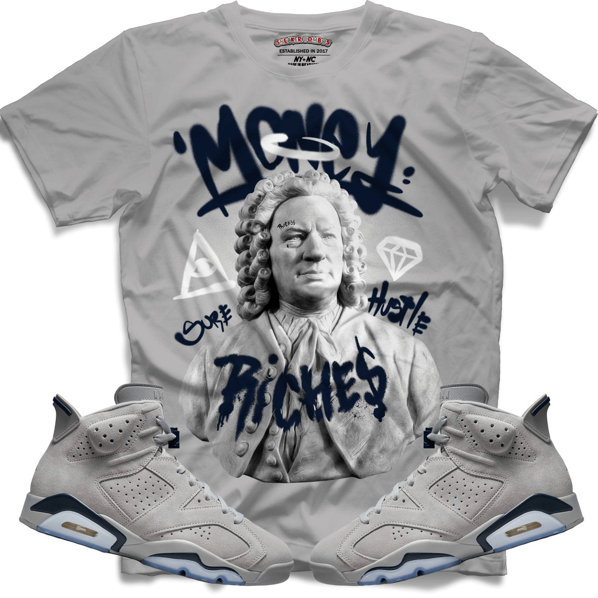 Riches (Retro 6 Georgetown) T-Shirt - Lucid Soles