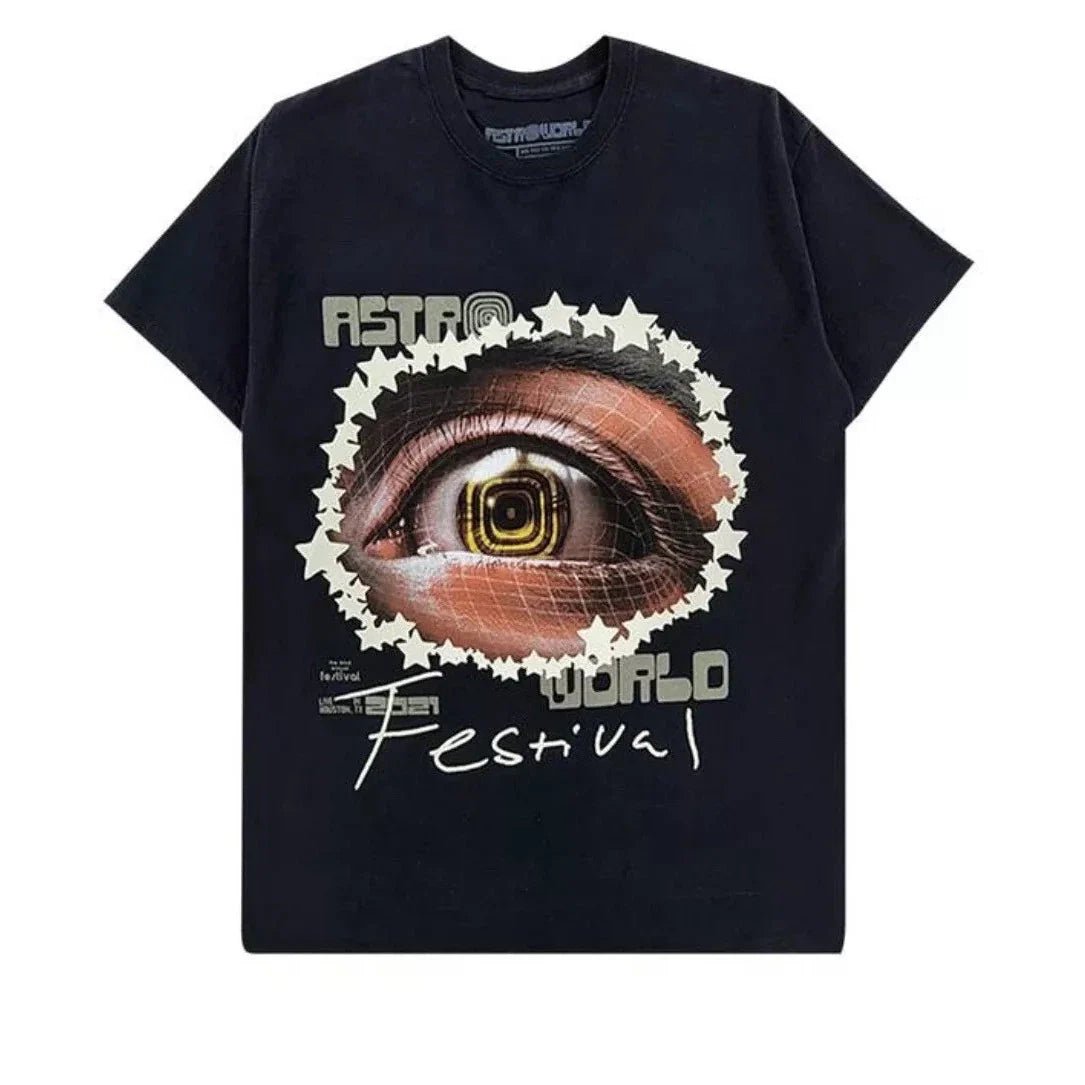 Travis Scott Astrofest Starry Eyed Tee - Lucid Soles