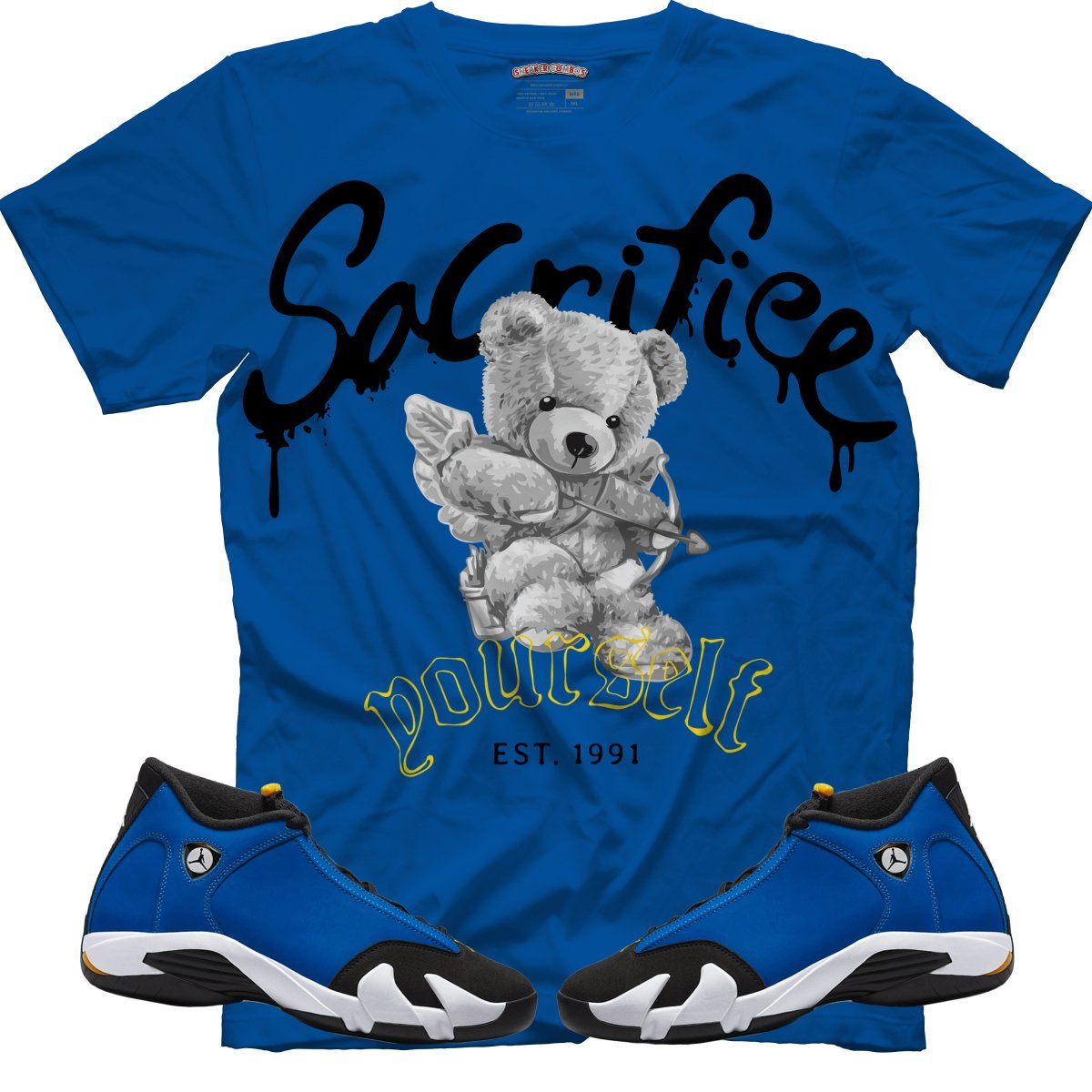 Sacrifice Yourself (Air Jordan 14 Laney) T-Shirt - Lucid Soles