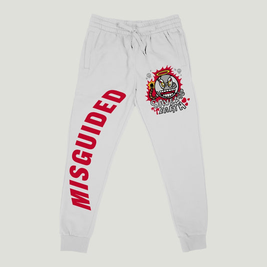 Save The Earth (Air Jordan 4 Red Cement) Joggers - Lucid Soles