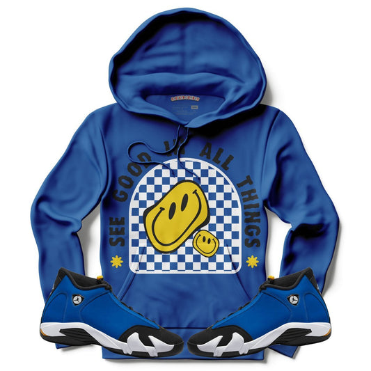 See Good In All Things (Air Jordan 14 Laney) Hoodie - Lucid Soles